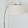 Bassagoda Staande lamp Chroom, Zwart, 1-licht