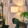 Bassagoda Staande lamp Koperkleurig, Zwart, 1-licht