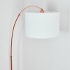Bassagoda Staande lamp Koperkleurig, Zwart, 1-licht