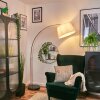 Bassagoda Staande lamp Koperkleurig, Zwart, 1-licht