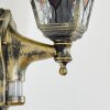 Naofe Wandlamp voor buiten, Wandlamp Goud, Zwart, 1-licht, Bewegingsmelder