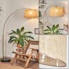 Sabadim Staande lamp Messing, Zwart, 1-licht