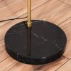 Sabadim Staande lamp Messing, Zwart, 1-licht
