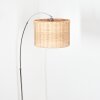 Cavaca Staande lamp, Booglampen Chroom, Zwart, 1-licht
