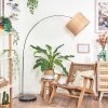 Cavaca Staande lamp Chroom, Zwart, 1-licht
