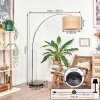 Cavaca Staande lamp Chroom, Zwart, 1-licht