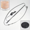 Cavaca Staande lamp Chroom, Zwart, 1-licht