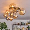 Gastor Plafondlamp, Kogellampje Goud, Zwart, 10-lichts