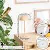 Laken Buiten tafellamp, Badkamerlamp, Tafellamp LED Beige, 1-licht