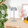 Laken Buiten tafellamp, Badkamerlamp, Tafellamp LED Grijs, 1-licht