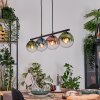 Gastor Hanglamp, Kogellampje, Hanglamp Blauw, Groen, Duidelijk, Koperkleurig, 4-lichts Gastor Hanglamp, Kogellampje, Hanglamp Blauw, Groen, Duidelijk, Koperkleurig, 4-lichts