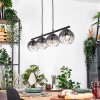 Koyoto Hanglamp, Kogellampje, Hanglamp Duidelijk, Rookkleurig, 4-lichts