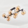 Koyoto Plafondlamp, Kogellampje Amber, 10-lichts