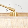 Sabadim Staande lamp Messing, Zwart, 1-licht