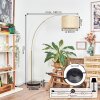Sabadim Staande lamp Messing, Zwart, 1-licht