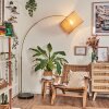 Sabadim Staande lamp Messing, Zwart, 1-licht