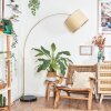 Sabadim Staande lamp Messing, Zwart, 1-licht