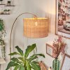Cavaca Staande lamp Messing, Zwart, 1-licht