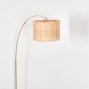 Cavaca Staande lamp Messing, Zwart, 1-licht
