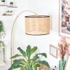 Ramila Staande lamp Messing, Zwart, 1-licht
