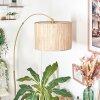 Bongal Staande lamp Messing, Zwart, 1-licht