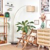Bongal Staande lamp Messing, Zwart, 1-licht