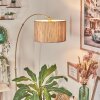 Bongal Staande lamp Messing, Zwart, 1-licht