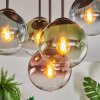 Gastor Plafondlamp, Kogellampje 45 cm Blauw, Groen, Duidelijk, Koperkleurig, 5-lichts