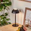 Laken Buiten tafellamp, Badkamerlamp, Tafellamp LED Zwart, 1-licht