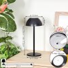 Laken Buiten tafellamp, Badkamerlamp, Tafellamp LED Zwart, 1-licht
