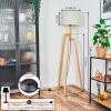 Soungou Staande lamp Natuurlijke kleuren, Zwart, 1-licht