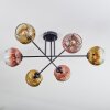 Ripoll Plafondlamp, Kogellampje Goud, Duidelijk, Koperkleurig, 6-lichts