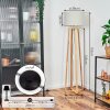 Soungou Staande lamp Chroom, Natuurlijke kleuren, 1-licht