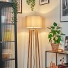 Soungou Staande lamp Chroom, Natuurlijke kleuren, 1-licht