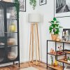 Soungou Staande lamp Chroom, Natuurlijke kleuren, 1-licht