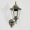 Hongkong Wandlamp voor buiten, Wandlamp Goud, Zwart, 1-licht