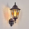 Hongkong Wandlamp voor buiten, Wandlamp Zwart, 1-licht