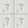 Hongkong Wandlamp voor buiten, Wandlamp Wit, 1-licht