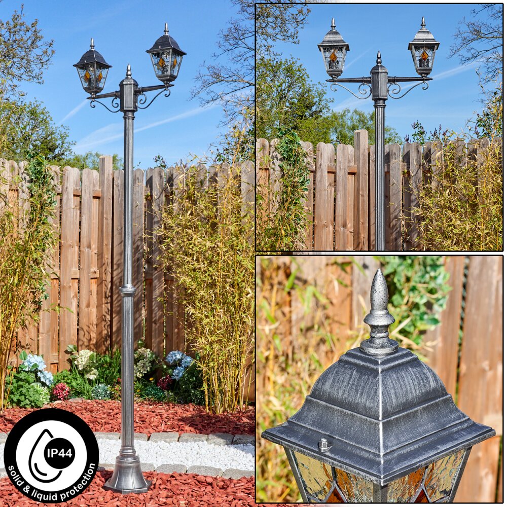 Naofe Kandelaar, Pad licht Zwart, Zilver, 2-lichts main product photo