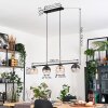Koyoto Hanglamp, Kogellampje, Hanglamp Amber, Duidelijk, Rookkleurig, 4-lichts