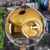 Ripoll Hanglamp, Kogellampje, Cluster hanglamp Amber, Chroom, Goud, Duidelijk, Rookkleurig, 4-lichts