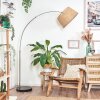 Barcos Staande lamp Nikkel mat, Zwart, 1-licht