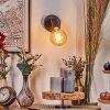 Geira Plafondspot, Wandlamp, Muurspot Zwart, 1-licht