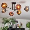 Ripoll Plafondlamp, Kogellampje Chroom, Goud, Koperkleurig, Rookkleurig, 6-lichts