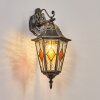 Hongkong Wandlamp voor buiten, Wandlamp Goud, Zwart, 1-licht