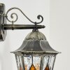 Hongkong Wandlamp voor buiten, Wandlamp Goud, Zwart, 1-licht