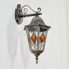 Hongkong Wandlamp voor buiten, Wandlamp Goud, Zwart, 1-licht