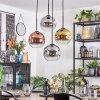 Ripoll Hanglamp, Kogellampje, Cluster hanglamp Goud, Duidelijk, Koperkleurig, Rookkleurig, 4-lichts