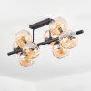 Koyoto Plafondlamp, Kogellampje Amber, 8-lichts
