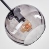 Koyoto Plafondlamp, Kogellampje Rookkleurig, 5-lichts